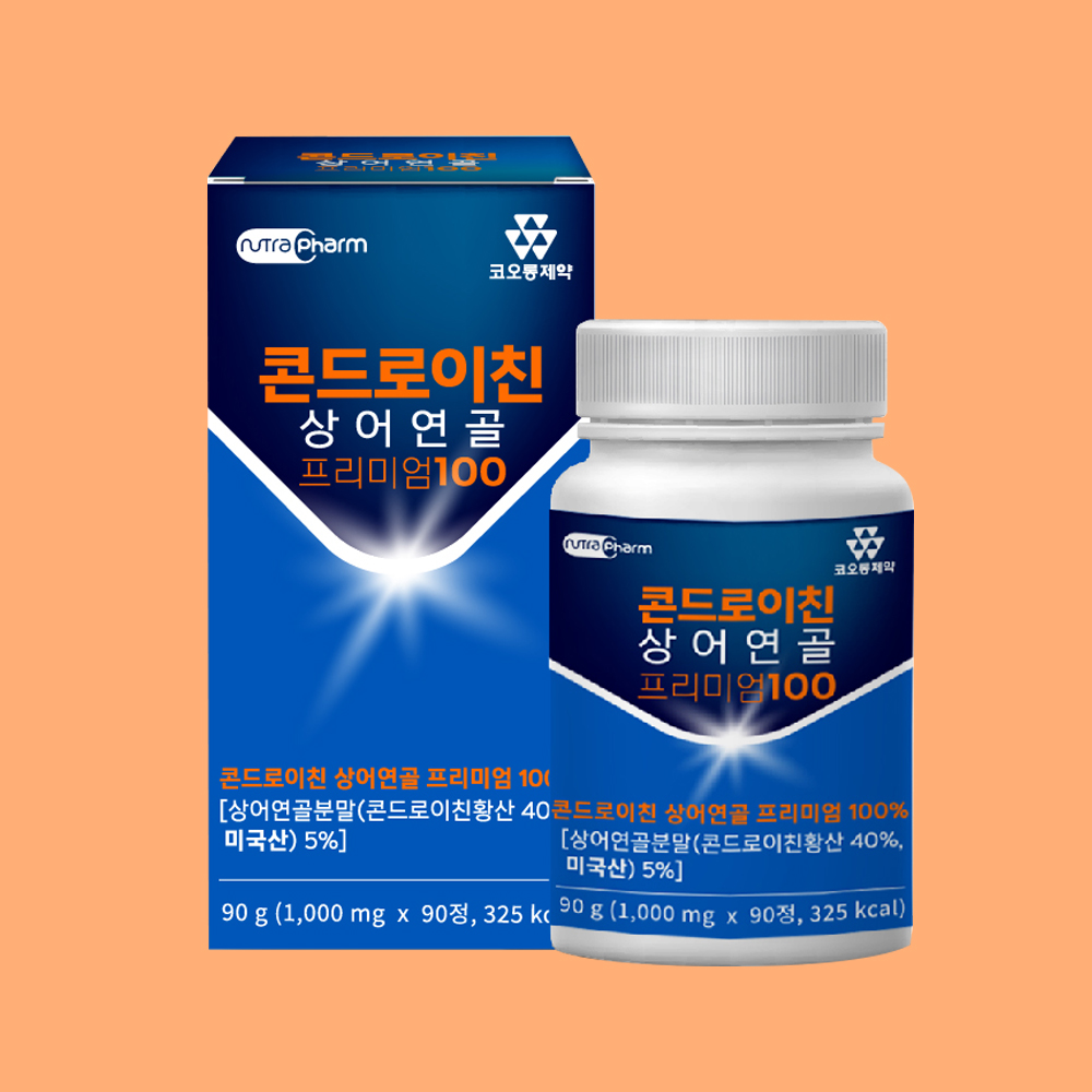 코오롱제약 콘드로이친 상어연골 (90정,단품) 3개월분