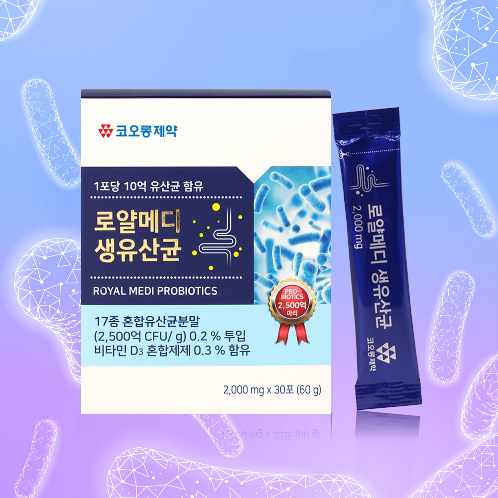 코오롱제약 로얄메디 생유산균 (30포, 단품)