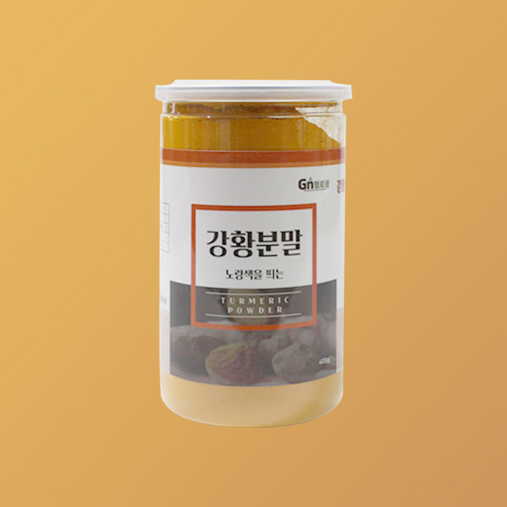 헬로팜 강황 분말 400g 밀폐용기 제품